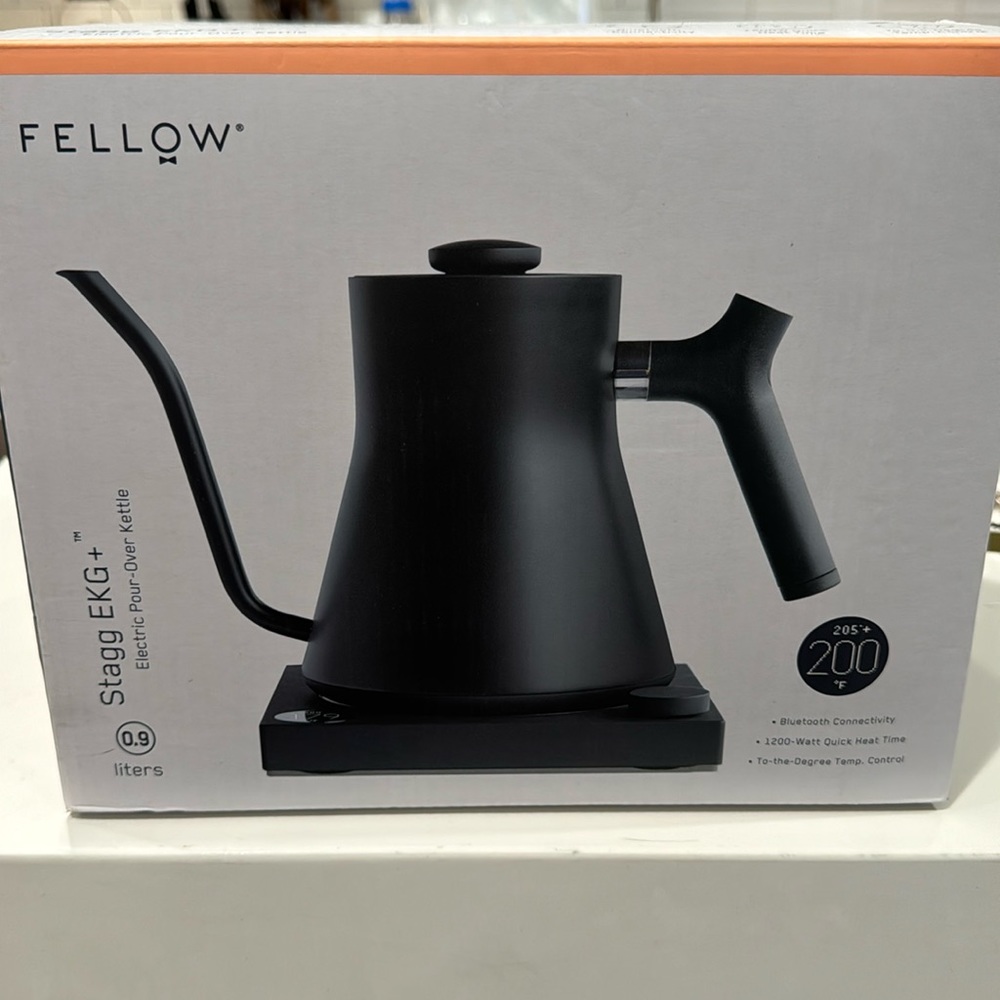Fellow Stagg EKG+ electric pour-over kettle. Only used once. In great condition